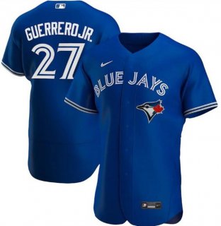 Men's Toronto Blue Jays Blue #27 Vladimir Guerrero Jr. Flex Base Stitched MLB Jersey