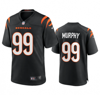 Men's Cincinnati Bengals #99 Myles Murphy Black Stitched Game Jersey