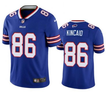Men's Buffalo Bills #86 Dalton Kincaid Blue 2023 Draft Vapor Untouchable Limited Stitched Football Jersey