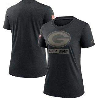 Women's Packers T-Shirt 006（Run Small）