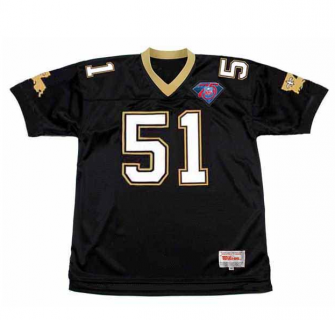 SAM MILLS New Orleans Saints 1994 Throwback Home NFL Football Jersey