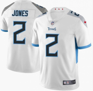 Men's Tennessee Titans #2 Julio Jones White Vapor Untouchable NFL Stitched Jersey