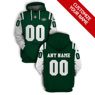 NFL Jets Customized Green 2021 Stitched New Hoodie