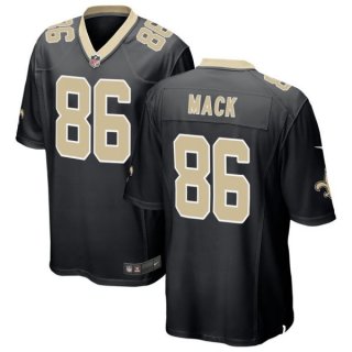 Nike Saints 86 Alize Mack Black Men Jersey