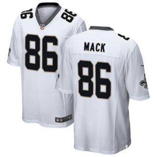Nike Saints 86 Alize Mack White Men Jersey