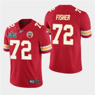 Nike Chiefs 72 Eric Fisher Red Super Bowl LIV Vapor Untouchable Limited Men Jersey