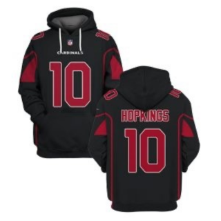 NFL Cardinals 10 DeAndre Hopkins Black 2021 Stitched New Hoodie