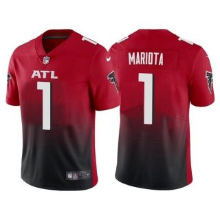 Nike Falcons 1 Marcus Mariota Red Vapor Untouchable Limited Men Jersey