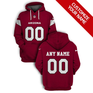 NFL Cardinals Customized Red 2021 Stitched New Hoodie