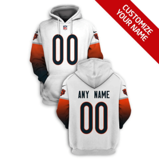 NFL Bears Customized White 2021 Stitched New Hoodie