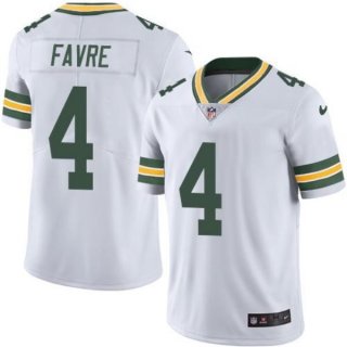 Nike Packers 4 Brett Favre White Vapor Untouchable Limited Men Jersey