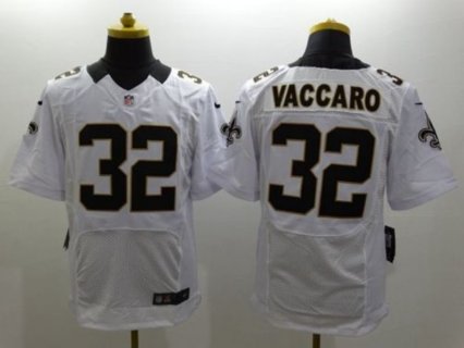 Nike Saints 32 Kenny Vaccaro White Men Stitched NFL Elite Jersey