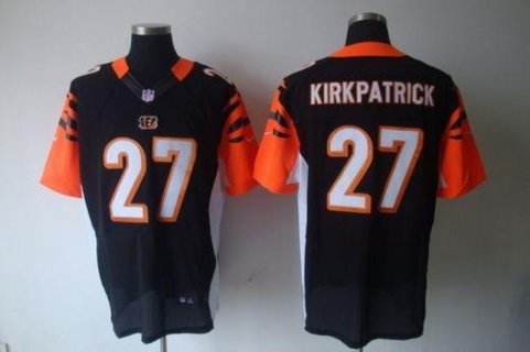 Nike Cincinnati Bengals No.27 Dre Kirkpatrick Black Elite Football Jersey