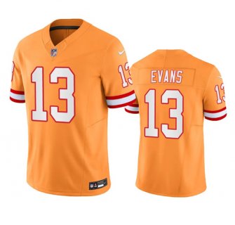Men's Tampa Bay Buccaneers #13 Mike Evans Orange 2023 F.U.S.E. Throwback Limited Stitched Jersey