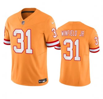 Men's Tampa Bay Buccaneers #31 Antoine Winfield Jr. Orange 2023 F.U.S.E. Throwback Limited Stitched Jersey
