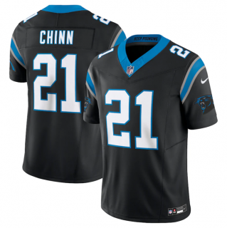 Men's Carolina Panthers #21 Jeremy Chinn Black 2023 F.U.S.E. Vapor Untouchable Stitched Football Jersey