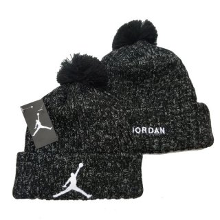 Jordan Grey Black Knit Hat